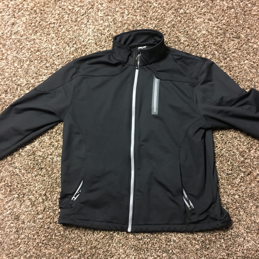 Solaris Black zip up fleece